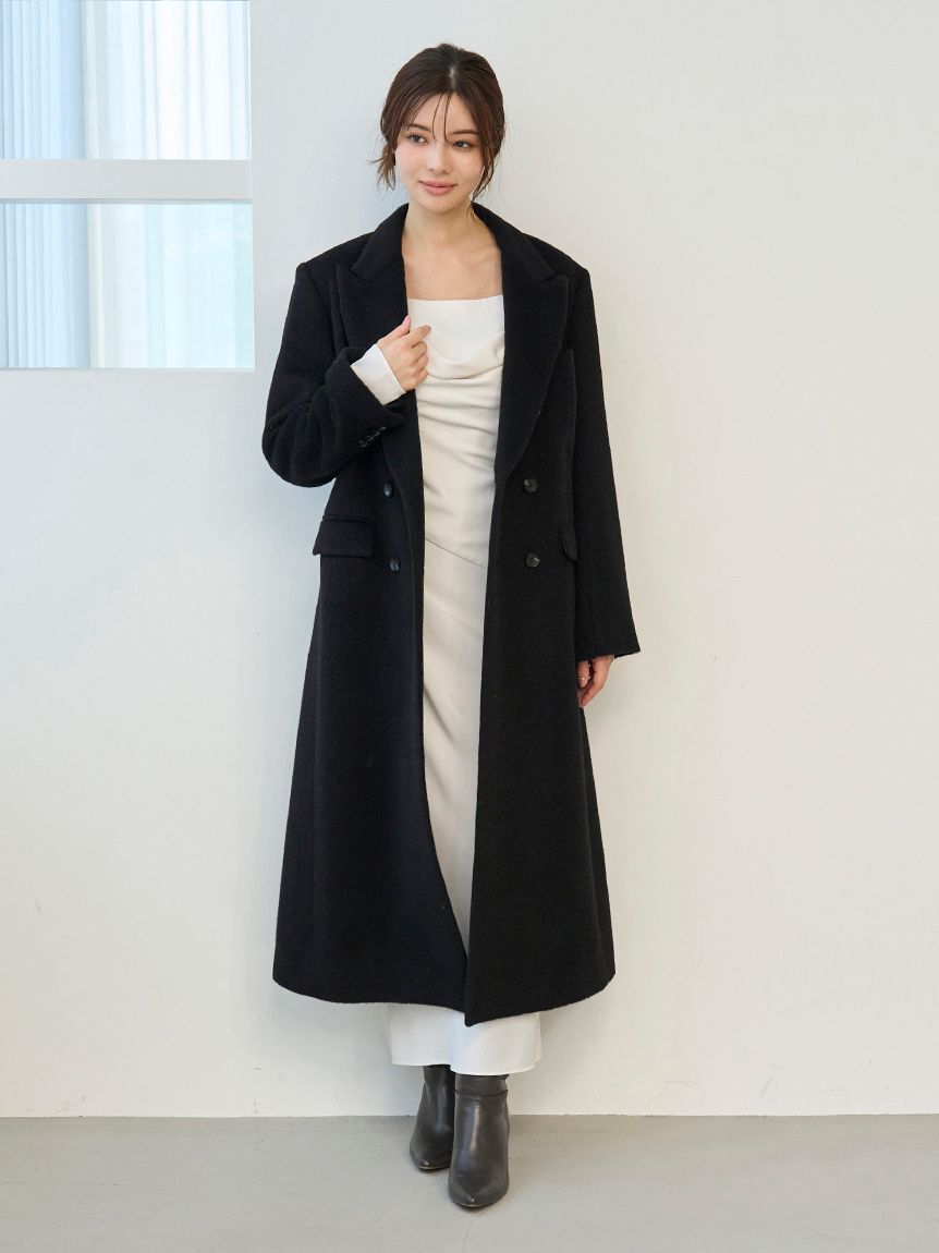 SNIDEL「ドレープバックサテンロングワンピース」|ワンピース|