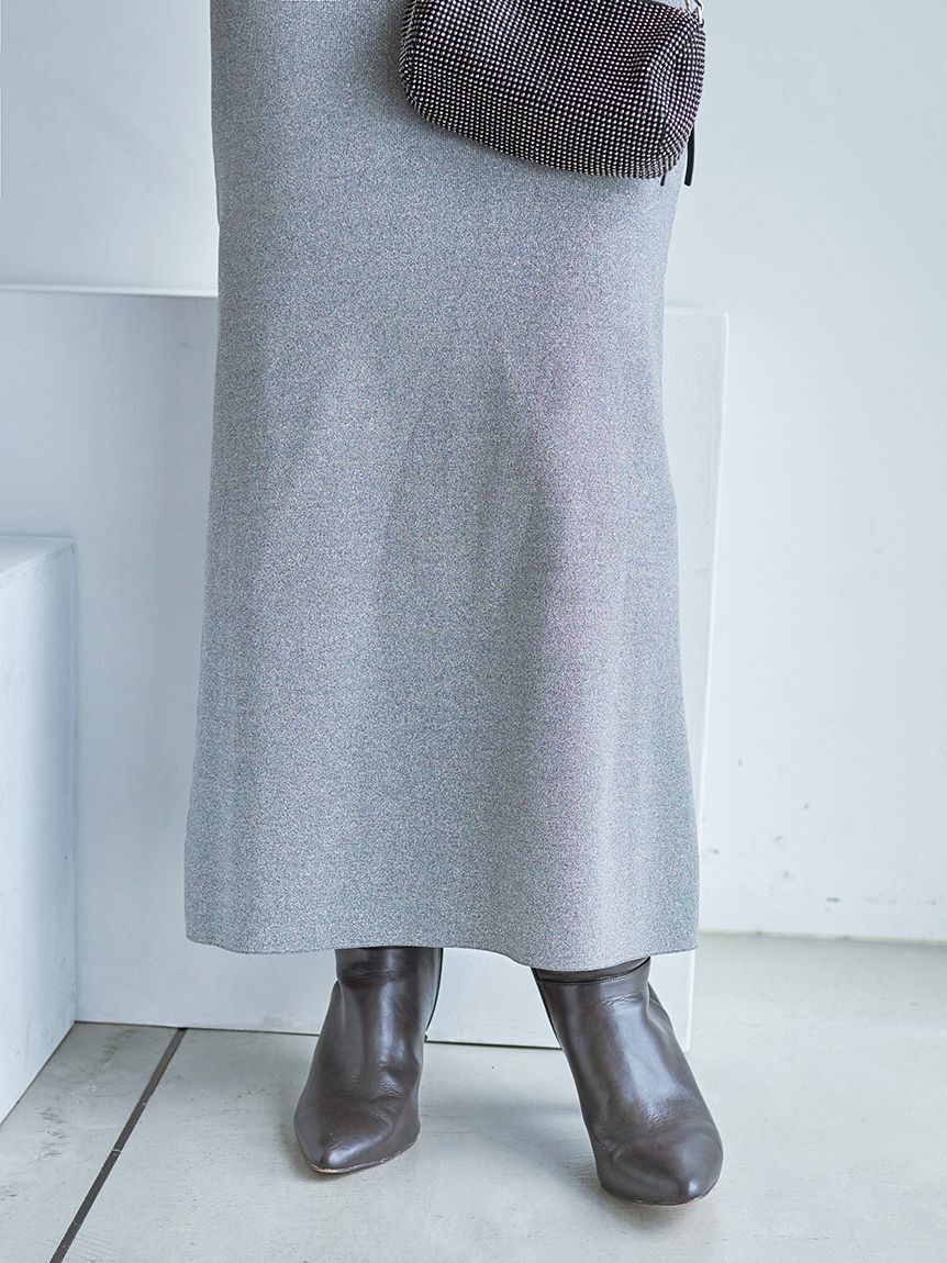 SNIDEL「オフショルIラインニットワンピース【カンヘウォン着用】」|ワンピース|