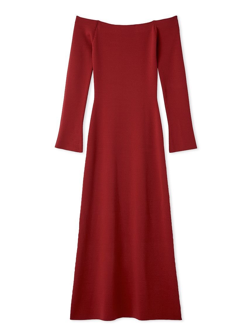 SNIDEL「オフショルIラインニットワンピース【カンヘウォン着用】」|ワンピース|