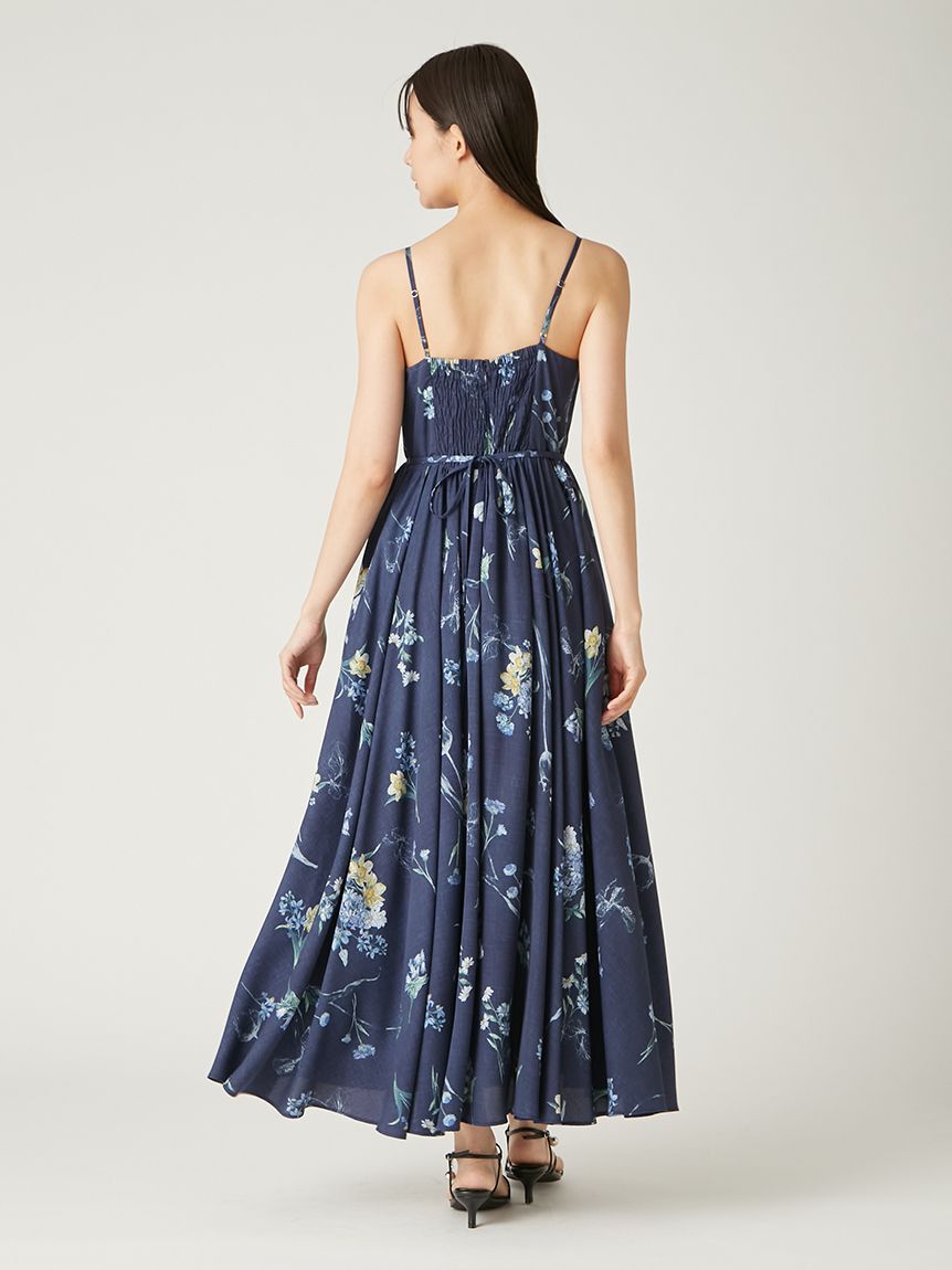 FRAY I.D「【00サイズ】ボタニカルプリントキャミソールワンピース」|ワンピース|