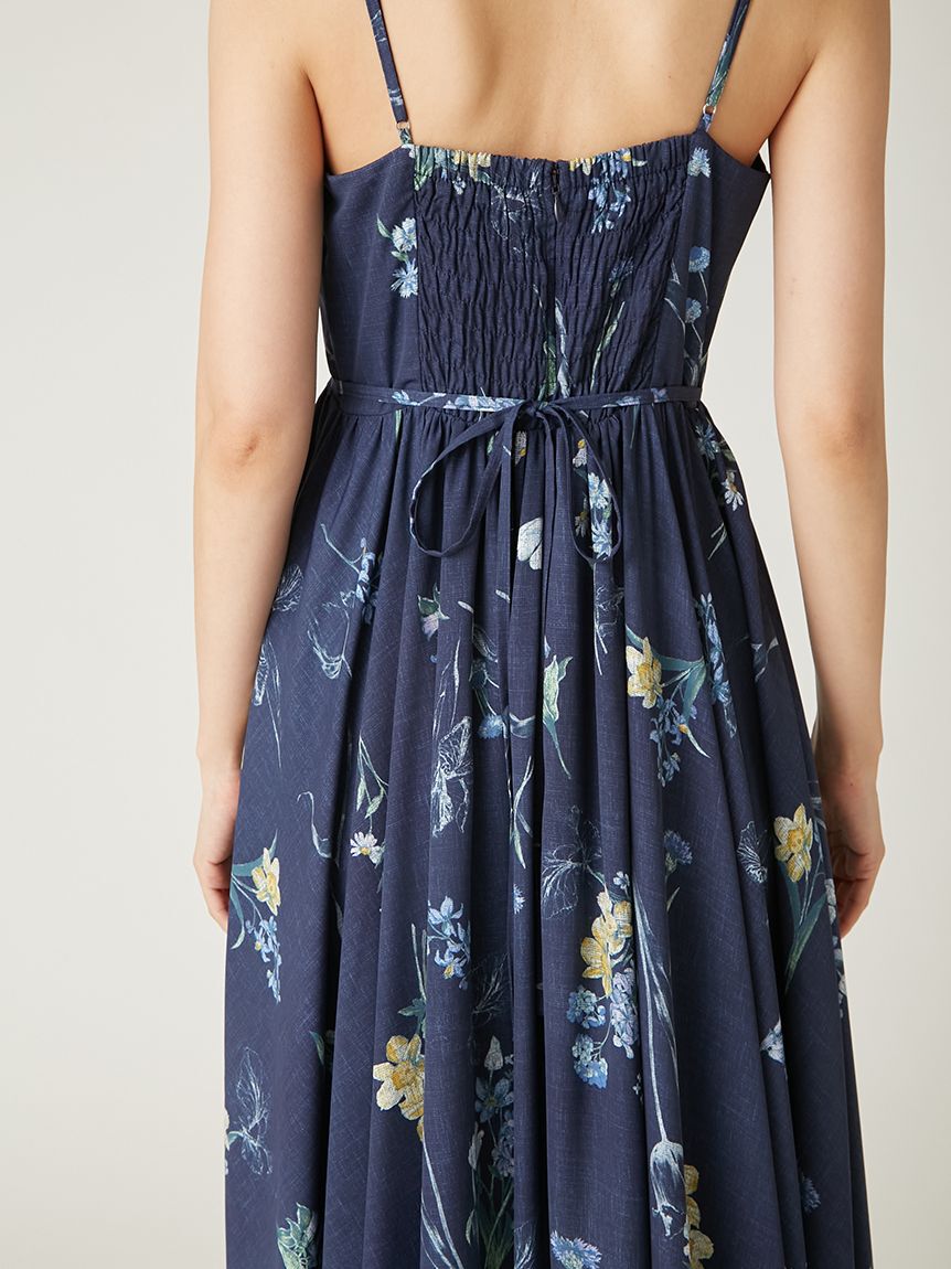 FRAY I.D「【00サイズ】ボタニカルプリントキャミソールワンピース」|ワンピース|