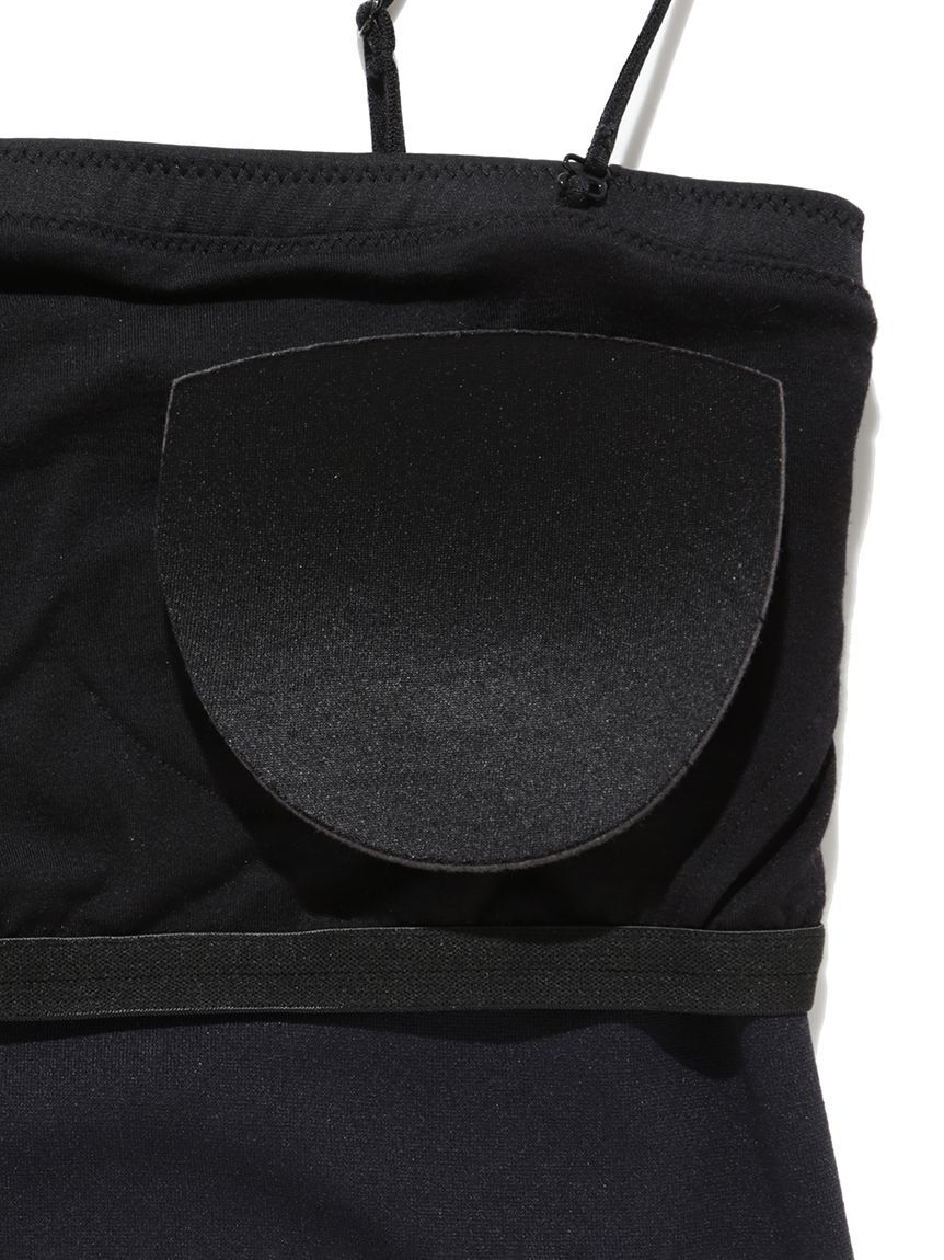 FRAY I.D「サテンカットソーベアトップ／ウォッシャブル・UVカット」|チューブトップ|