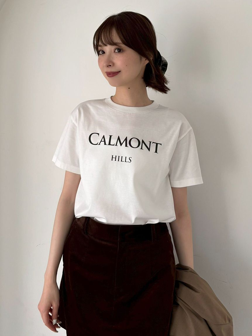 FRAY I.D「ラメフライスプリントTシャツ」|Tシャツ・カットソー|