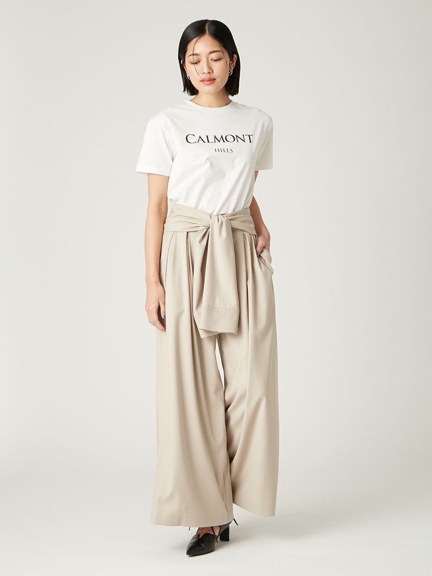 FRAY I.D「ラメフライスプリントTシャツ」|Tシャツ・カットソー|