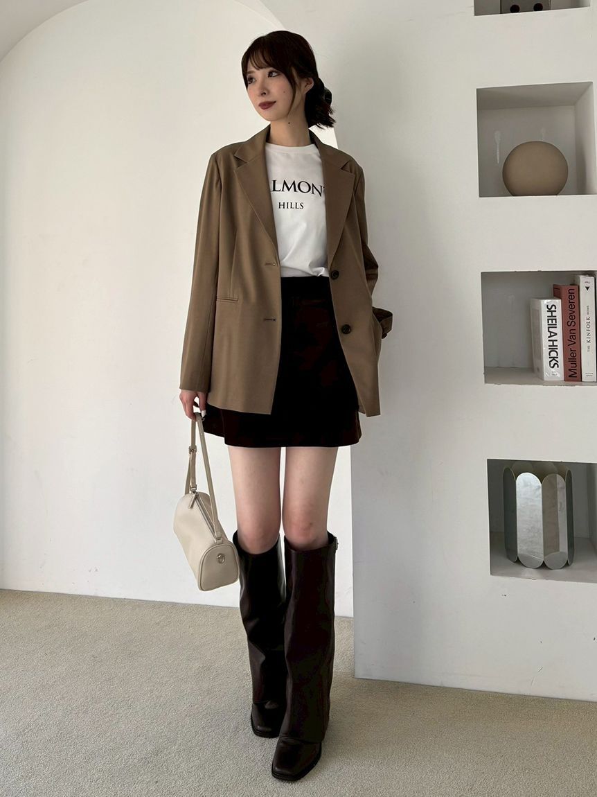 FRAY I.D「ラメフライスプリントTシャツ」|Tシャツ・カットソー|