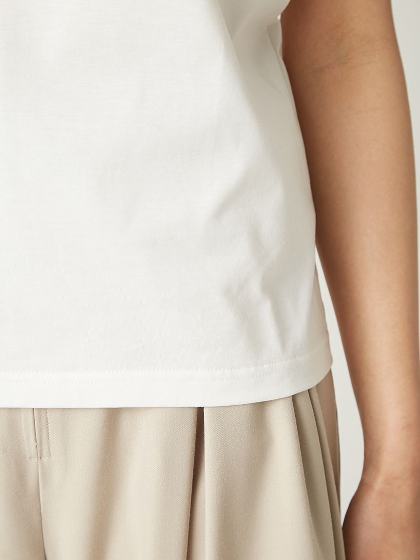 FRAY I.D「ラメフライスプリントTシャツ」|Tシャツ・カットソー|