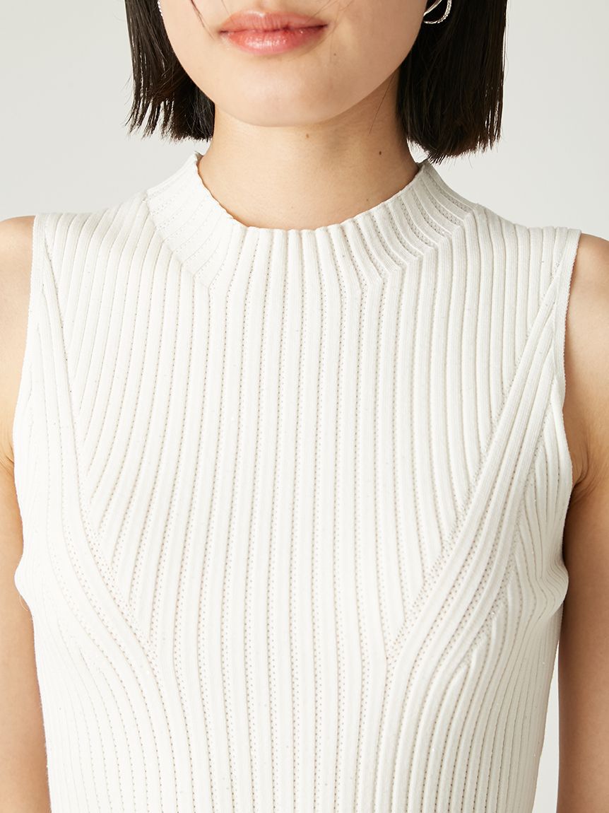 FRAY I.D「アイレットリブノースリニット」|ニット・セーター|