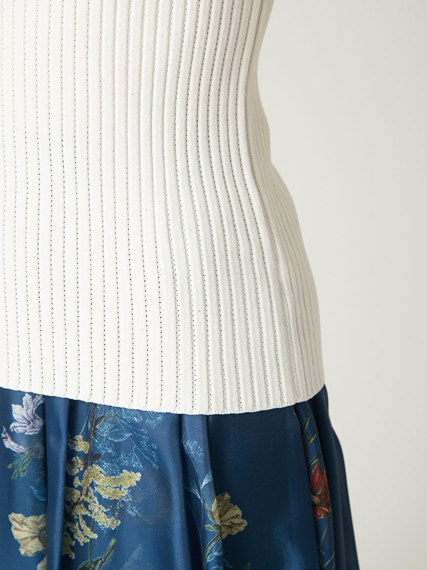 FRAY I.D「アイレットリブノースリニット」|ニット・セーター|