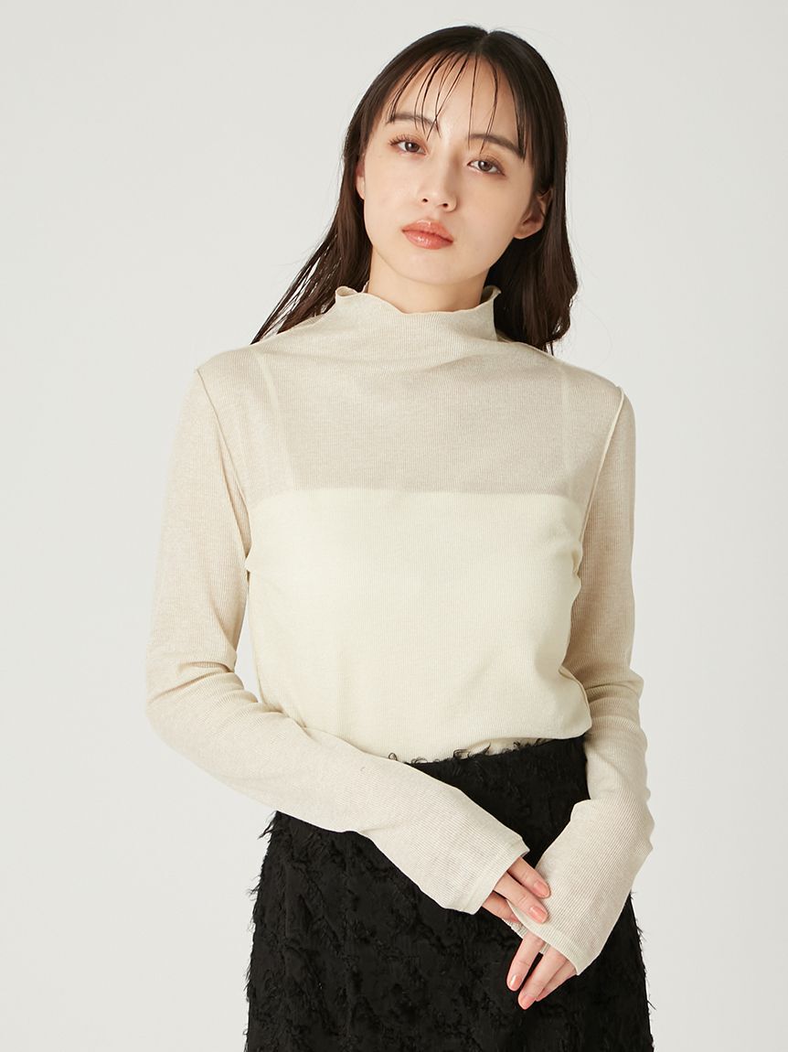 FRAY I.D「ペプラムフレアニットタートルセット」|ニット・セーター|