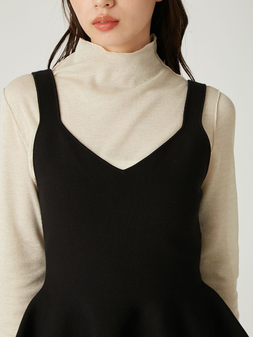 FRAY I.D「ペプラムフレアニットタートルセット」|ニット・セーター|