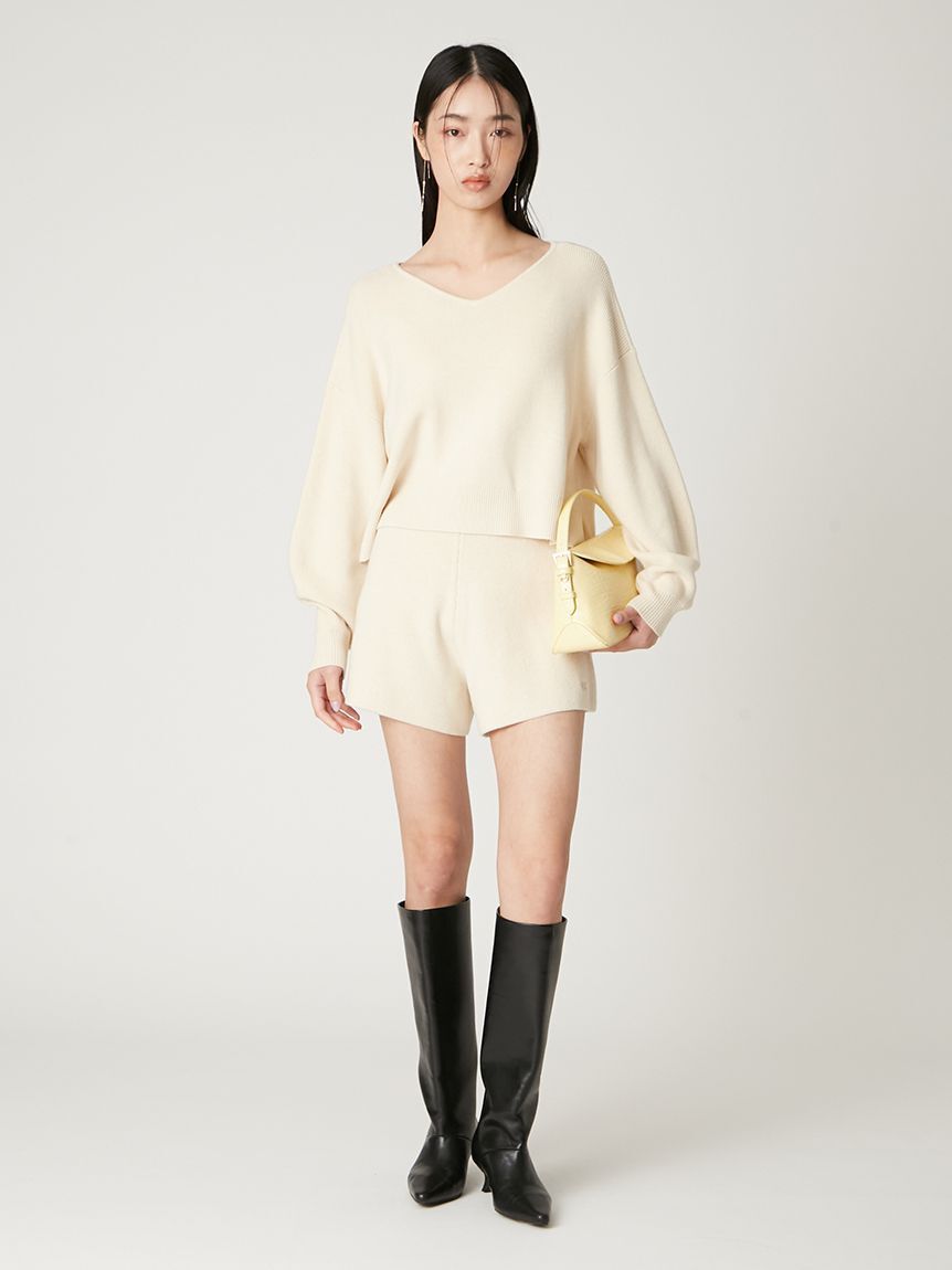 FRAY I.D「ウォッシャブルカシミヤシルクボートネックニット／ウォッシャブル」|ニット・セーター|