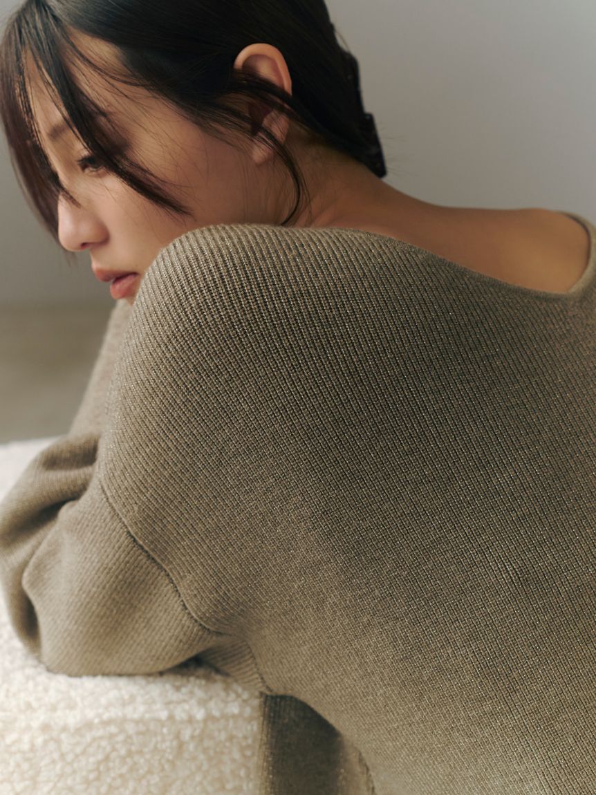 FRAY I.D「ウォッシャブルカシミヤシルクボートネックニット／ウォッシャブル」|ニット・セーター|