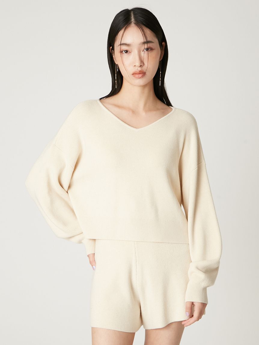 FRAY I.D「ウォッシャブルカシミヤシルクボートネックニット／ウォッシャブル」|ニット・セーター|