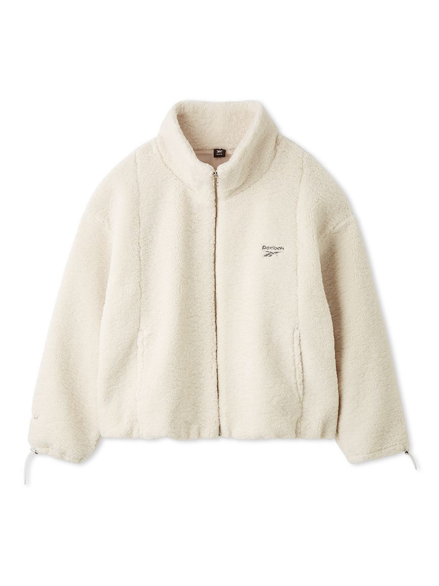 FRAY I.D「【Reebok&times; FRAY I.D】ジップアップボアブルゾン」|ブルゾン・スタジャン|WHT