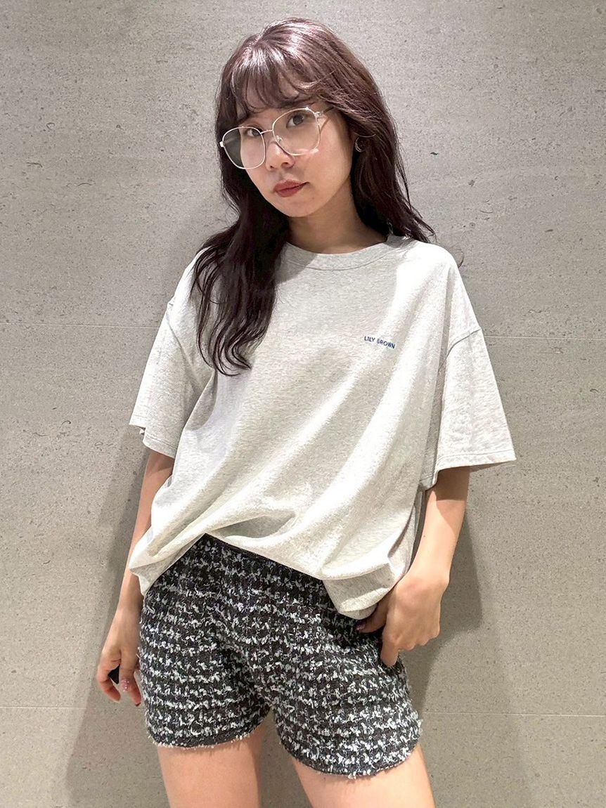 LILY BROWN「ツイードニットショートパンツ」|その他|