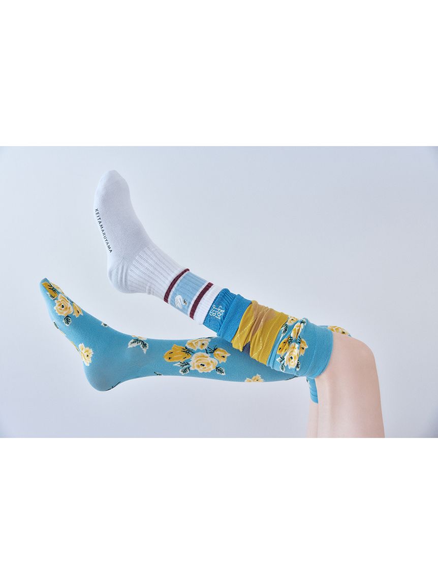 LILY BROWN「【LILY BROWN&times;KEITA MARUYAMA】モチーフエンブロイダリーラインソックス」|ソックス|