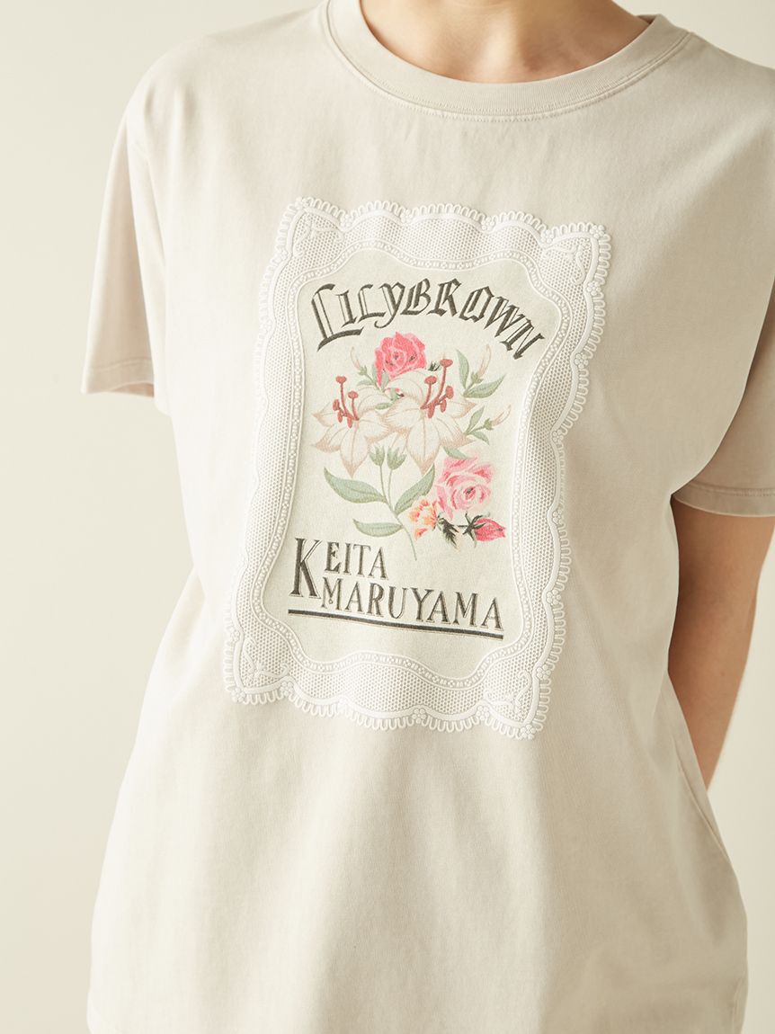 LILY BROWN「【LILY BROWN&times;KEITA MARUYAMA】バリエーショングラフィックTシャツ」|Tシャツ・カットソー|