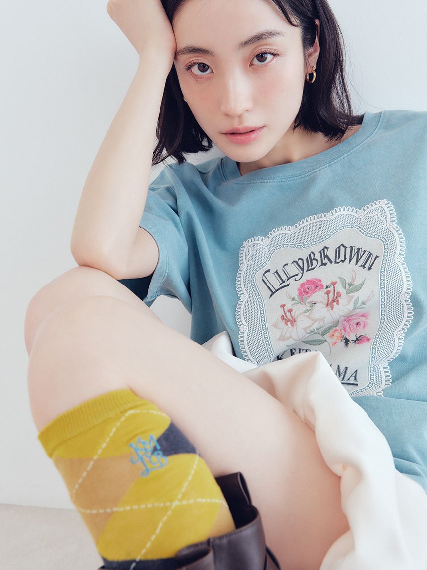 LILY BROWN「【LILY BROWN&times;KEITA MARUYAMA】バリエーショングラフィックTシャツ」|Tシャツ・カットソー|