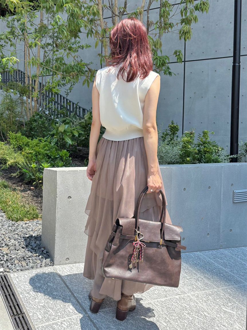 LILY BROWN「金釦ニットベスト」|ニット・セーター|