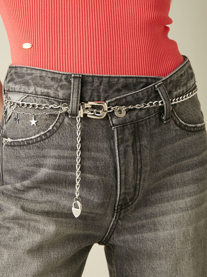 LILY BROWN「2wayモチーフチェーンベルト(Hearts2Hearts着用)」|ベルト|SLV