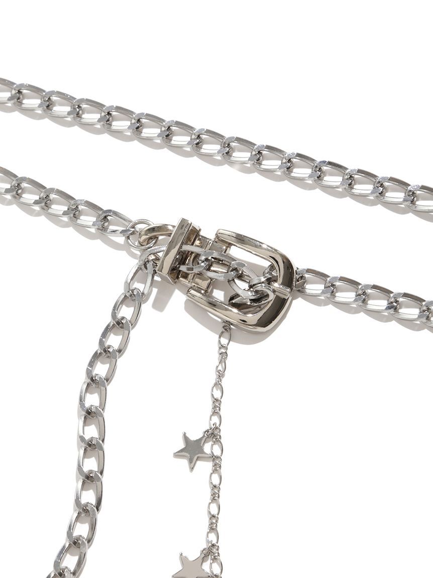 LILY BROWN「2wayモチーフチェーンベルト(Hearts2Hearts着用)」|ベルト|