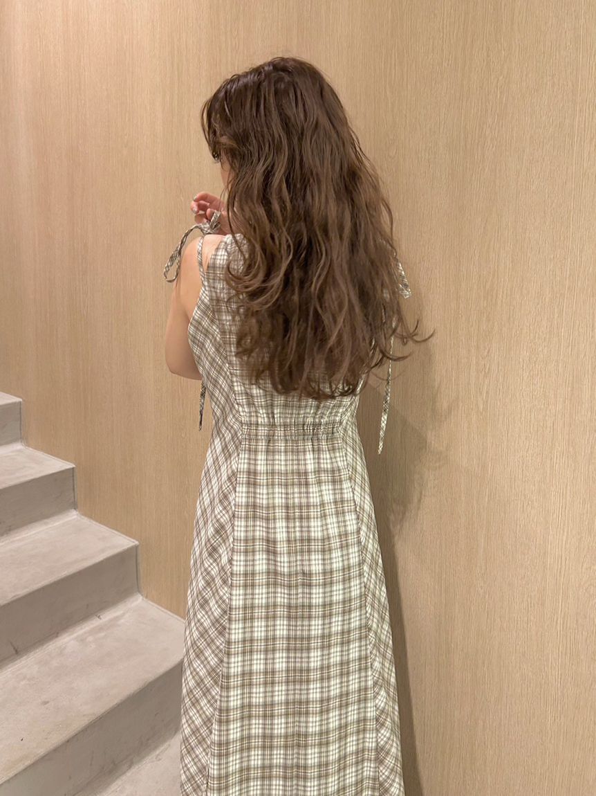 LILY BROWN「アメスリチェックワンピース」|ワンピース|
