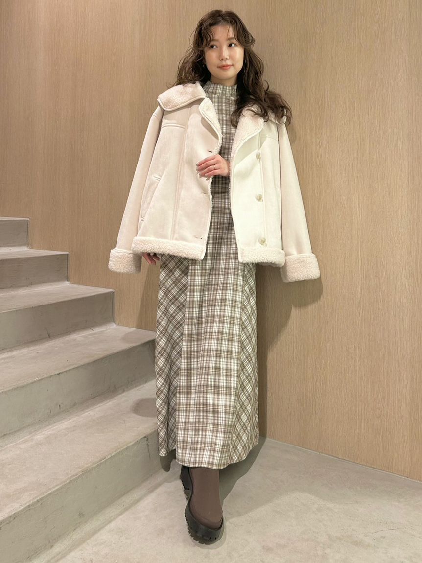 LILY BROWN「アメスリチェックワンピース」|ワンピース|