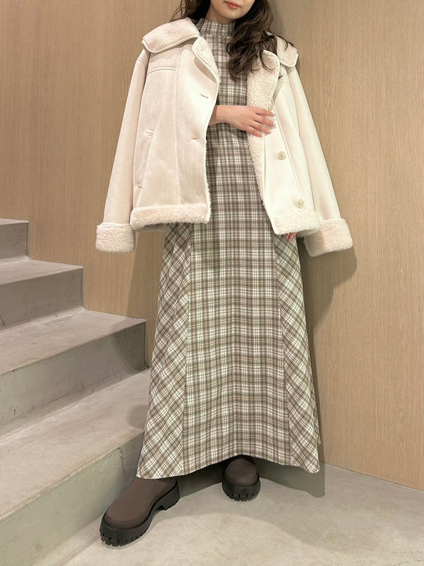 LILY BROWN「アメスリチェックワンピース」|ワンピース|