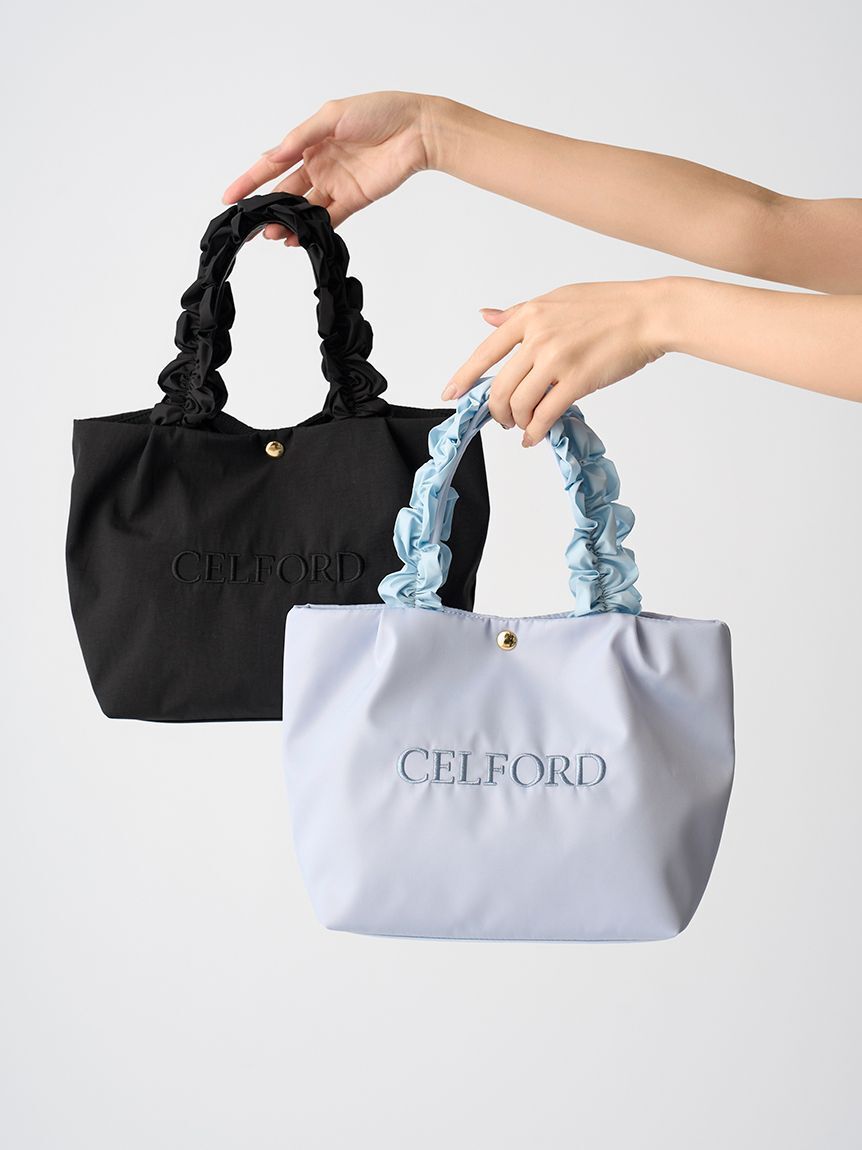 CELFORD「プリュムフリルラメ刺繍トートバッグ（Ｓ）」|トートバッグ|
