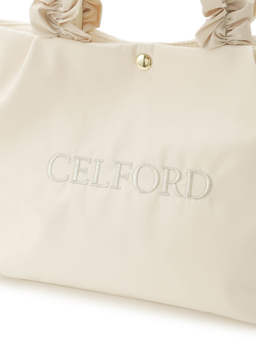 CELFORD「プリュムフリルラメ刺繍トートバッグ（Ｓ）」|トートバッグ|