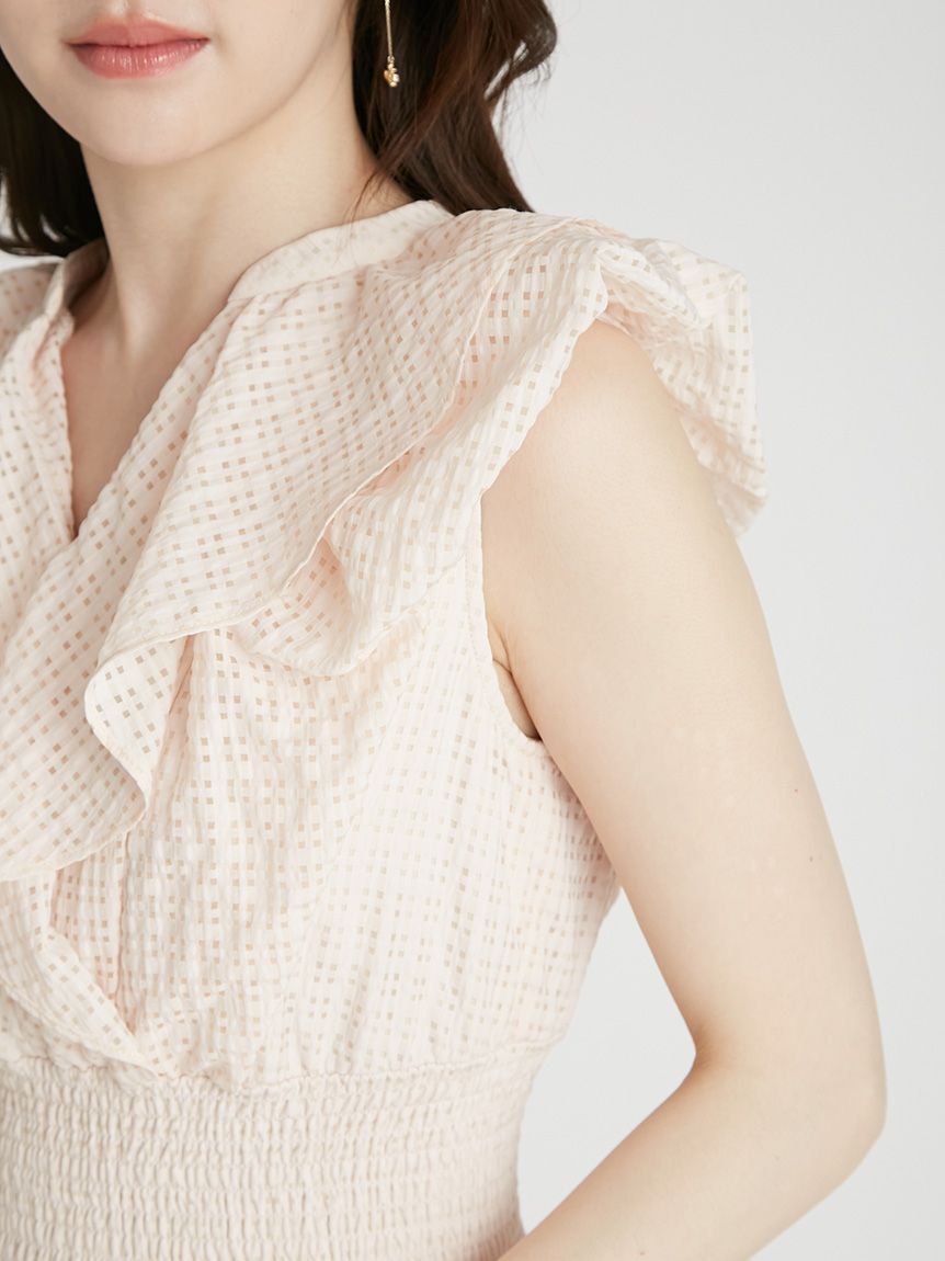 CELFORD「フリルシャーリングタイトワンピース」|ワンピース|