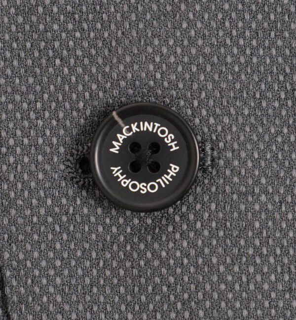 MACKINTOSH PHILOSOPHY「【2024年春夏モデル】トロッター ジャケット#000（ナンバーゼロ）バーズアイストレッチ　リサイクル」|テーラードジャケット|