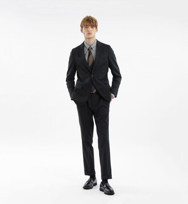 MACKINTOSH PHILOSOPHY「【2024年春夏モデル】トロッター ジャケット#000（ナンバーゼロ）バーズアイストレッチ　リサイクル」|テーラードジャケット|