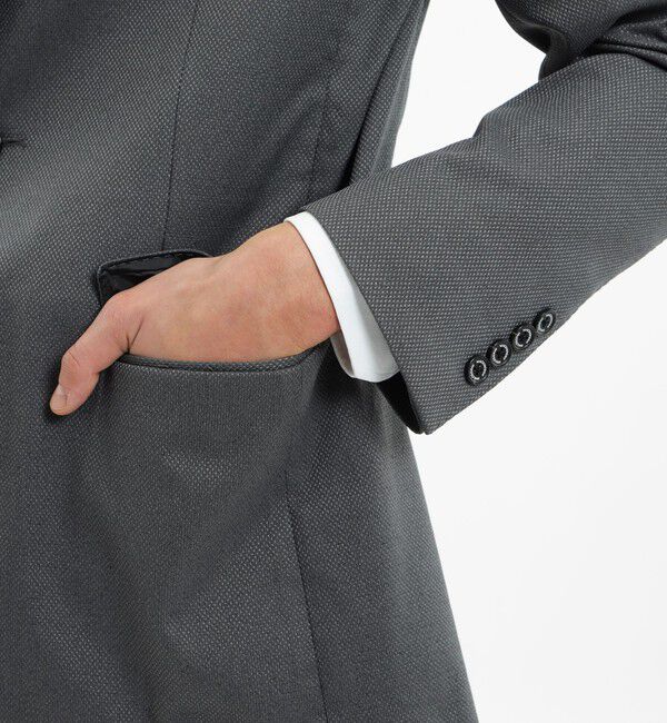 MACKINTOSH PHILOSOPHY「【2024年春夏モデル】トロッター ジャケット#000（ナンバーゼロ）バーズアイストレッチ　リサイクル」|テーラードジャケット|