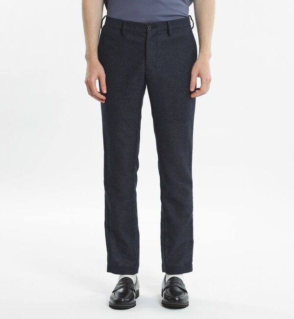 MACKINTOSH PHILOSOPHY「テーラード ジャージー パンツ ウール混カラミ織り」|スラックス|