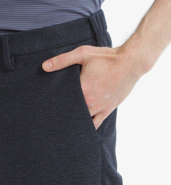 MACKINTOSH PHILOSOPHY「テーラード ジャージー パンツ ウール混カラミ織り」|スラックス|