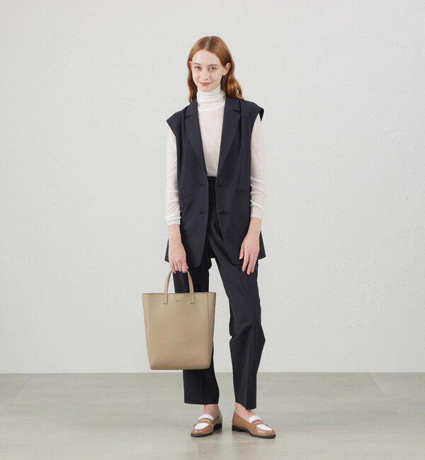 MACKINTOSH PHILOSOPHY「ハイウエストベルテットパンツ」|スラックス|