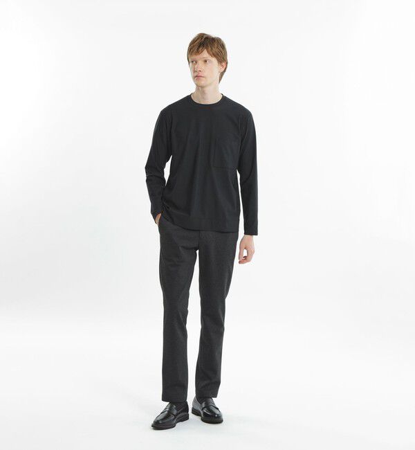 MACKINTOSH PHILOSOPHY「ドライフラットストレッチ クルーネックロンＴ ハイテンショントリコット」|Tシャツ・カットソー|