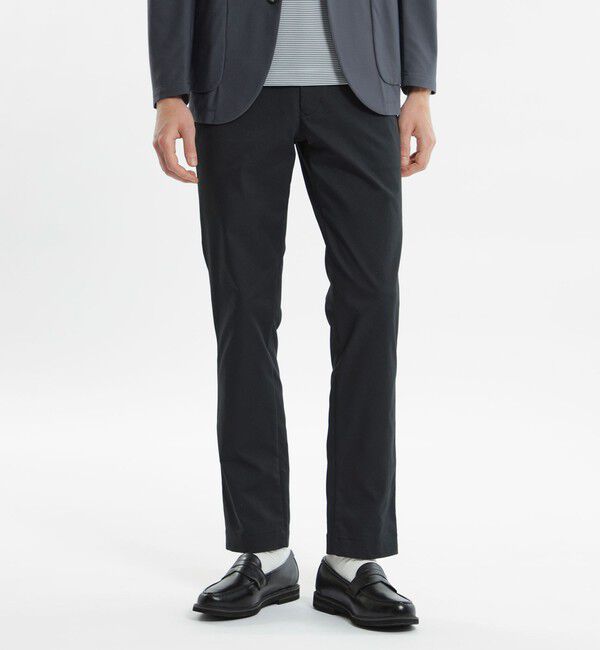 MACKINTOSH PHILOSOPHY「テーパードスリムパンツ テクノチノ」|その他|ブラック