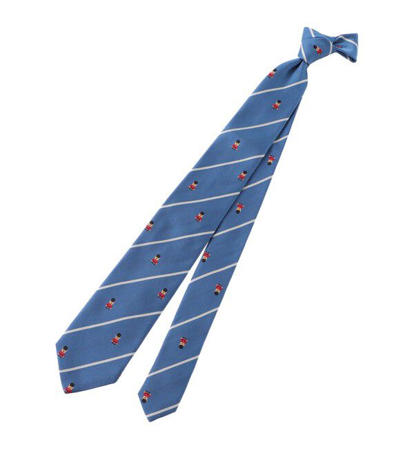 MACKINTOSH PHILOSOPHY「バッキンガムベア&times;ストライプ レギュラータイ」|ネクタイ・蝶ネクタイ|ブルー