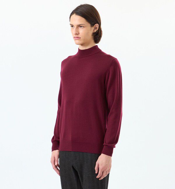 MACKINTOSH PHILOSOPHY「ハイゲージ天竺 モックネックプルオーバーニット」|ニット・セーター|