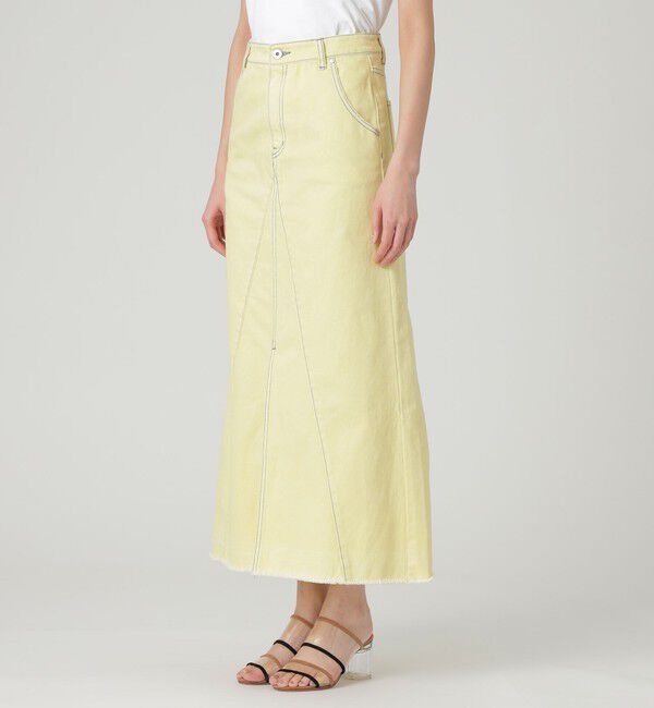  「デニムカッティングスカート」|スカート|