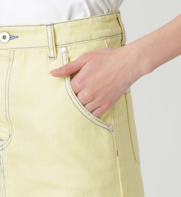  「デニムカッティングスカート」|スカート|