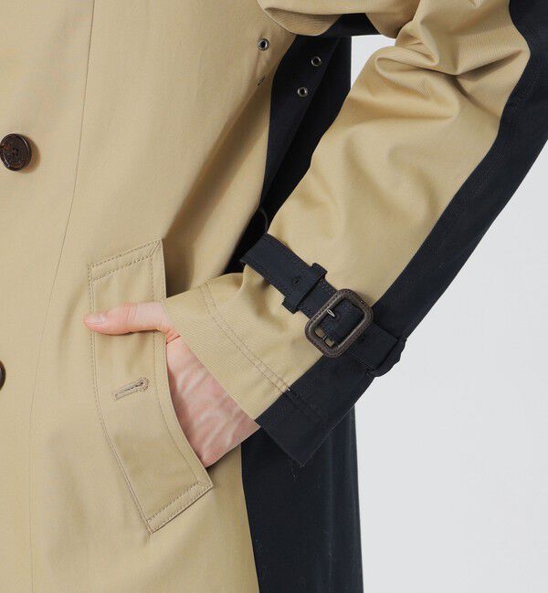  「ブロッキング トレンチコート」|トレンチコート|