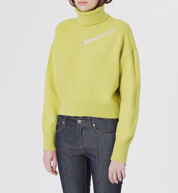  「ショルダーZIPニットプルオーバー」|ニット・セーター|