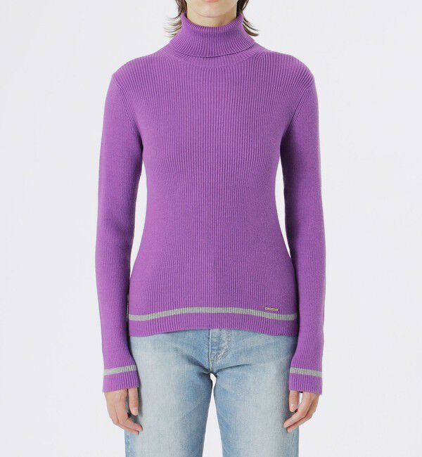  「【ドラマ着用商品】コットンカシミヤリブタートル」|ニット・セーター|