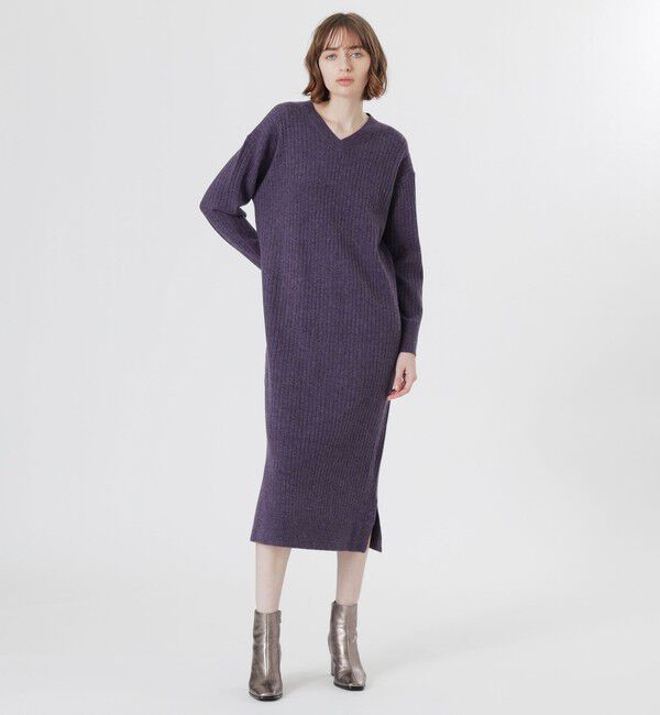  「ZIPニットコンビワンピース」|ワンピース|