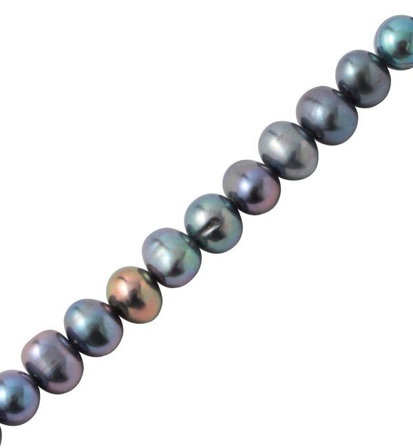  「【UNISEX】メタリックパールチェーンコンビ ネックレス」|ネックレス|