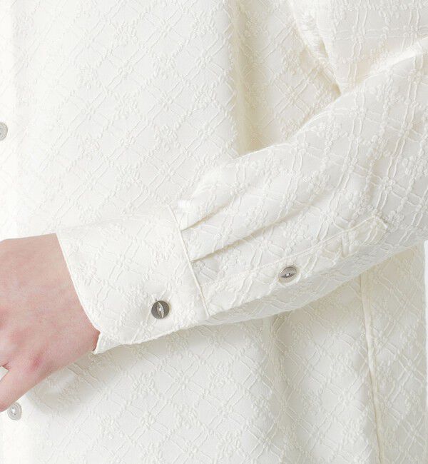  「エンブロイダリージャカードシャツ」|シャツ・ブラウス|