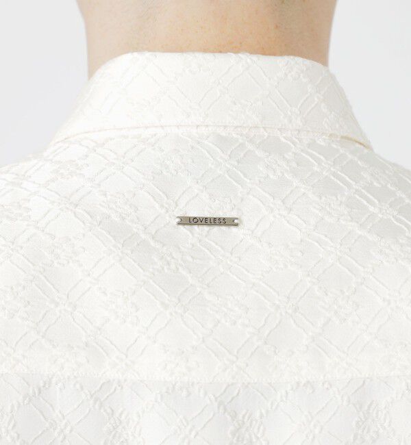  「エンブロイダリージャカードシャツ」|シャツ・ブラウス|